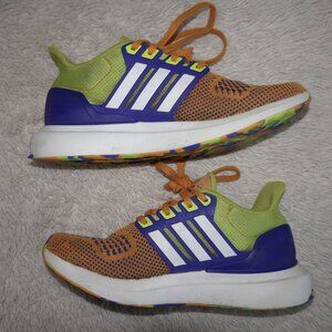 Size 4 adidas UBounce DNA Running Shoes, Crew Orange / Cloud White / Solar Slime